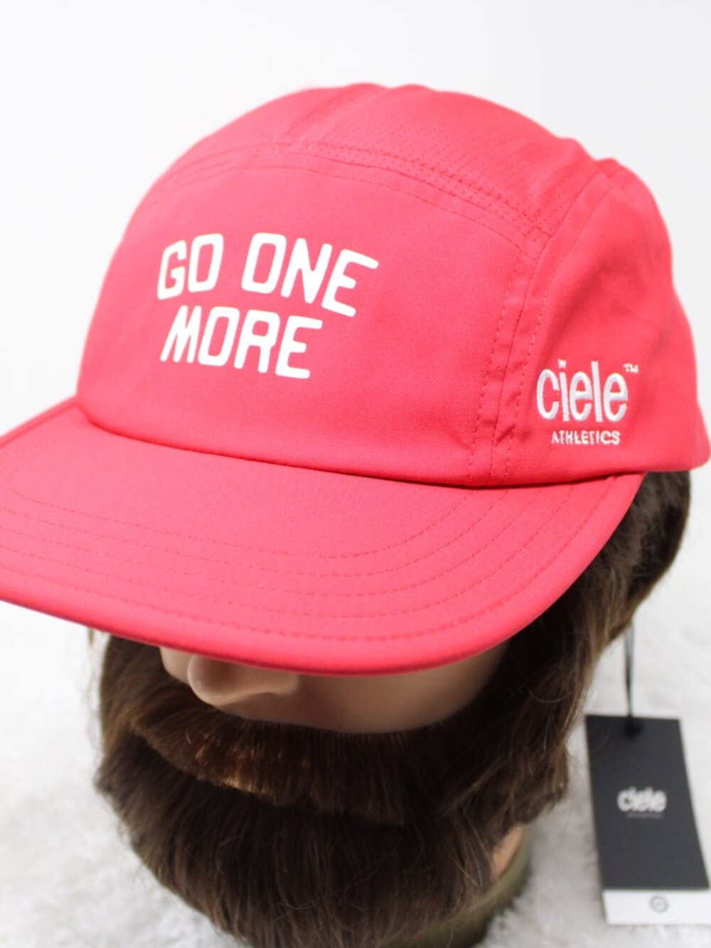 Ciele x BPN Running Hat NWT Adult 58cm Go One More Red Endurance Lightweight Cap